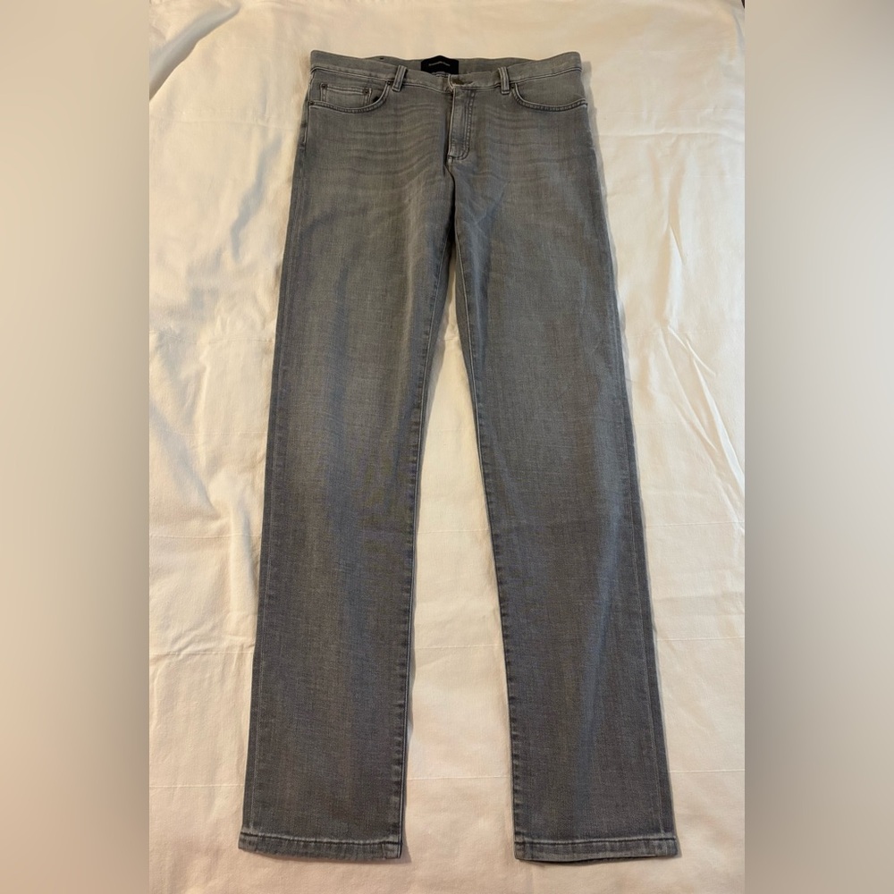 Ermenegildo Zegna Men’s Charcoal Skinny Jeans